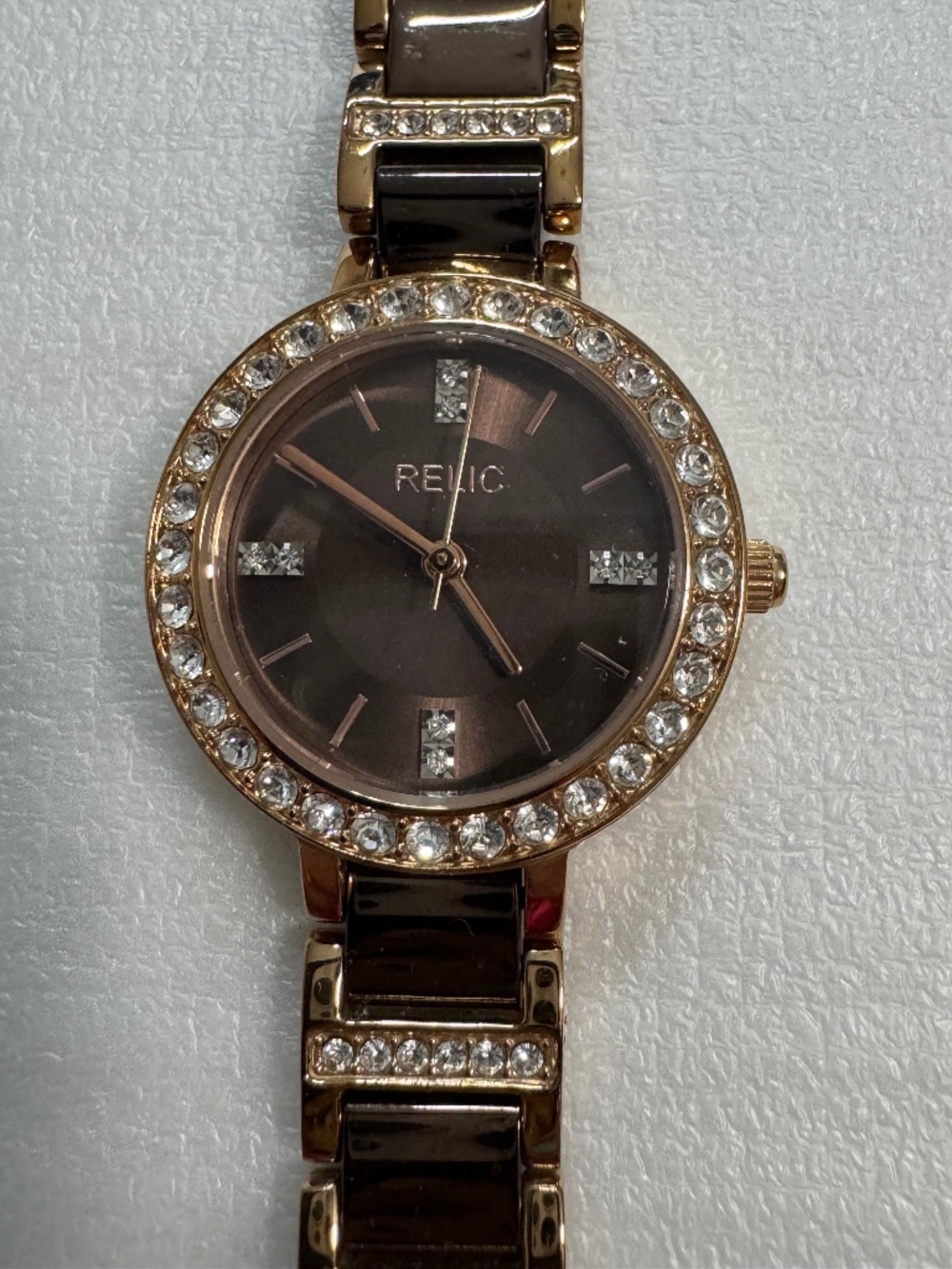 NWOT Bronze Relic Boyfriend Watch